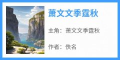 【热文】《萧文文季霆秋》主角萧文文季霆秋小说全集免费阅读